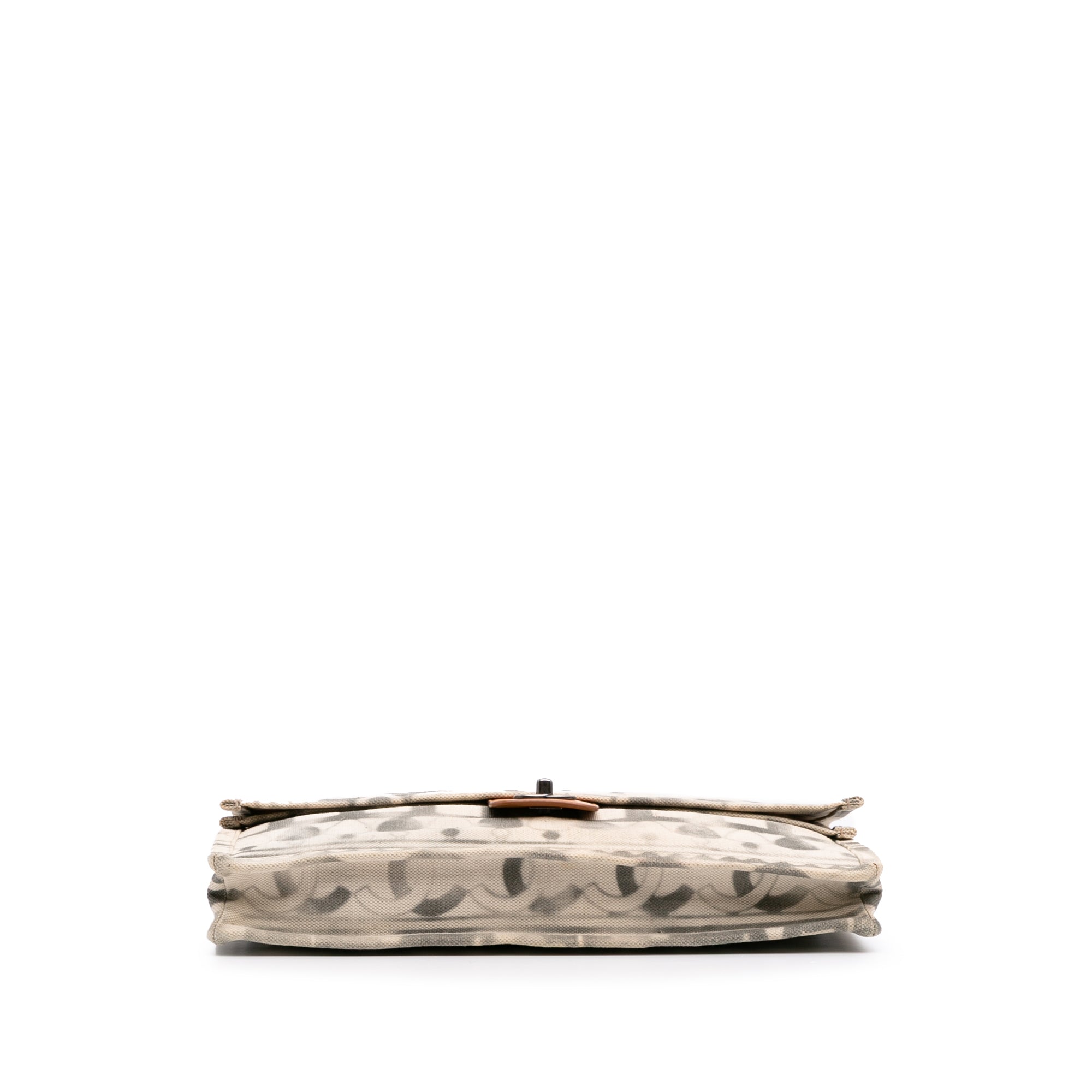 Canvas Iliad Flap Clutch