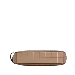 Vintage Check Canvas Clutch