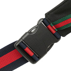 Techno Canvas Web L Aveugle Par Amour Embroidered Belt Bag