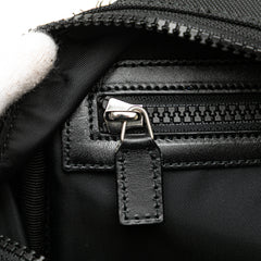 Techno Canvas Web L Aveugle Par Amour Embroidered Belt Bag