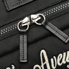 Techno Canvas Web L Aveugle Par Amour Embroidered Belt Bag