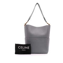Medium Leather Seau Sangle Bucket Bag
