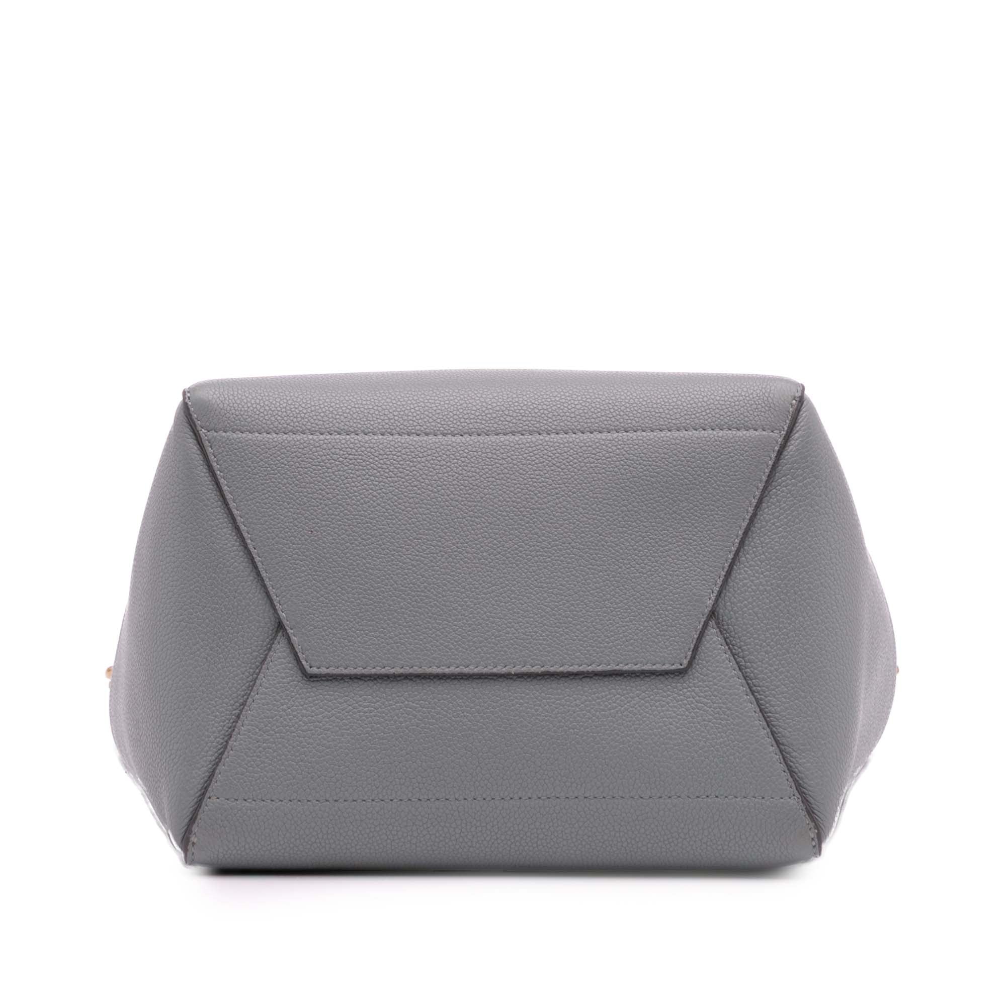 Medium Leather Seau Sangle Bucket Bag