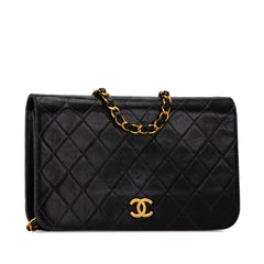 CC Quilted Lambskin Full Flap