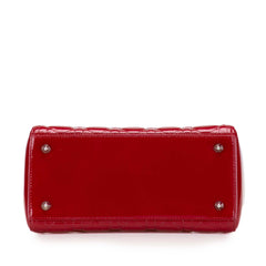 Medium Patent Cannage Lady Dior