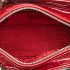 Medium Patent Cannage Lady Dior