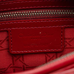 Medium Patent Cannage Lady Dior