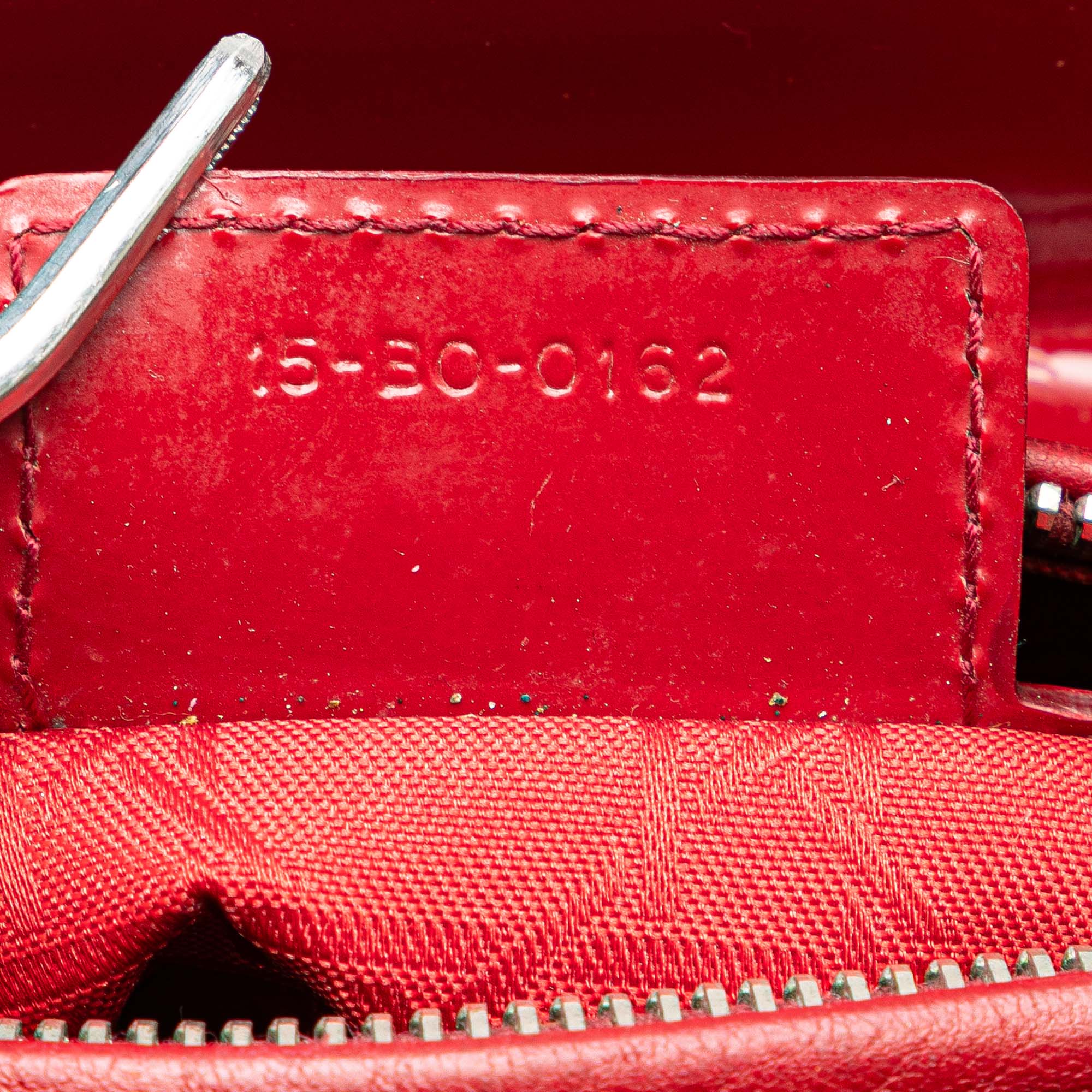 Medium Patent Cannage Lady Dior