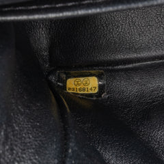 Mini Square Classic Patent Single Flap