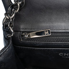 Mini Square Classic Patent Single Flap