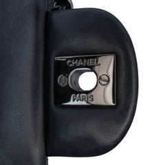 Mini Square Classic Patent Single Flap