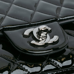 Mini Square Classic Patent Single Flap