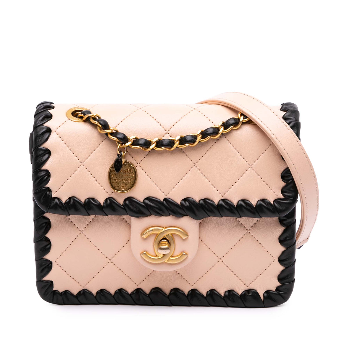 Mini Calfskin Braided My Own Frame Flap