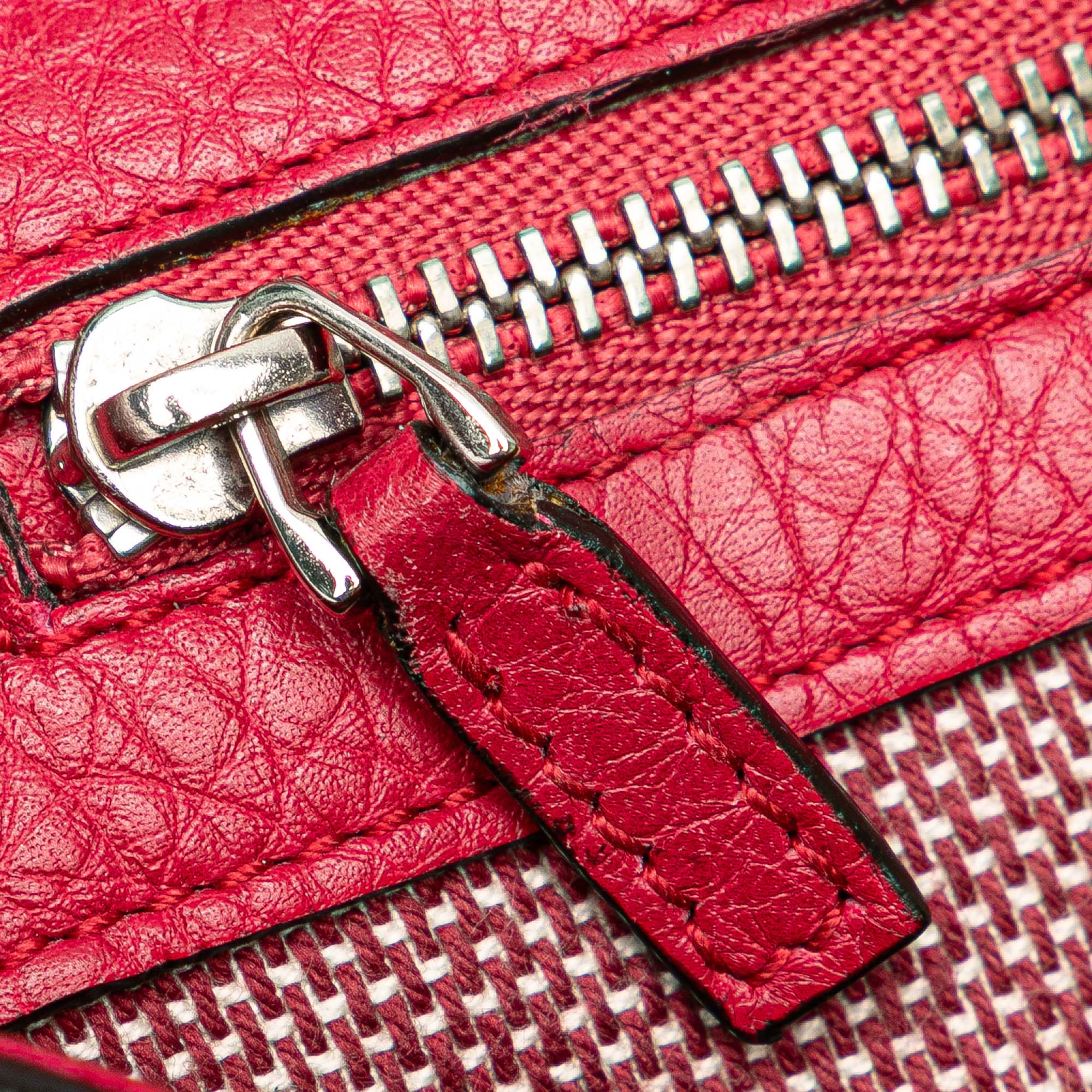 Medium Leather Bamboo Daily Satchel