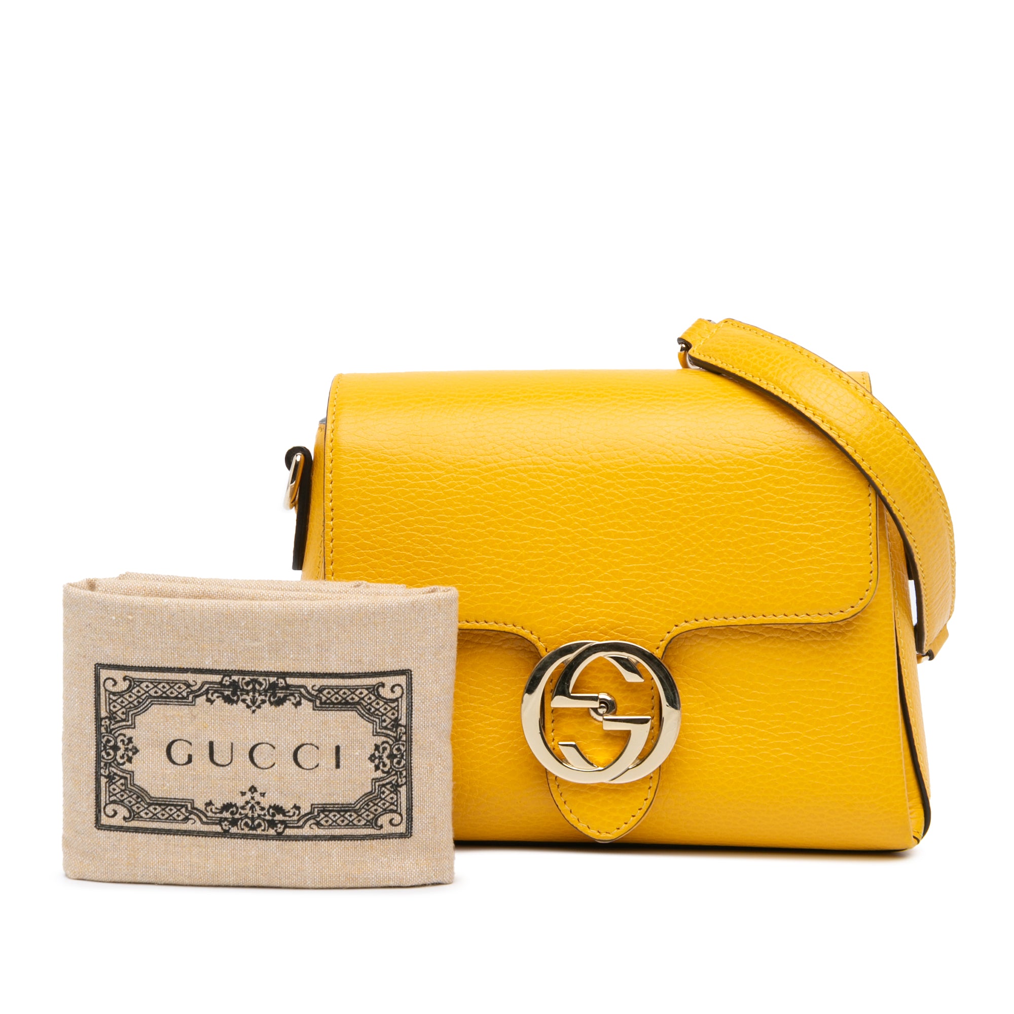 Dollar Calfskin Interlocking G Crossbody