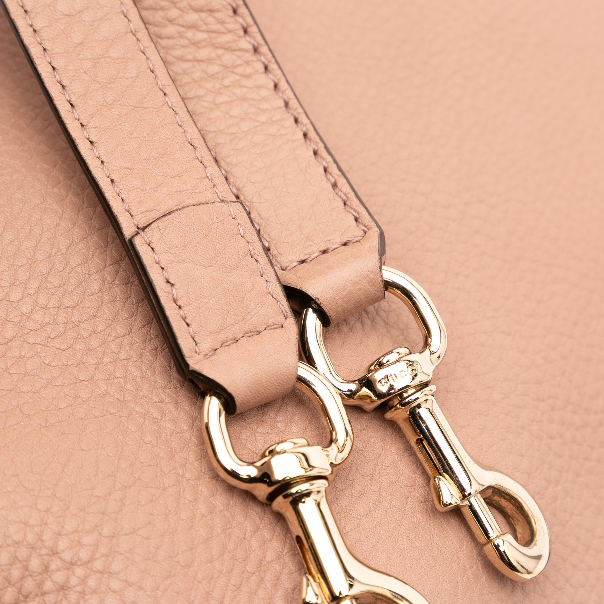 Medium Calfskin Bamboo Shopper Satchel