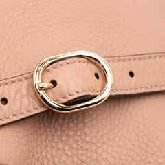 Medium Calfskin Bamboo Shopper Satchel