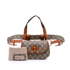 Mini GG Supreme Web Bamboo 1947 Belt Bag