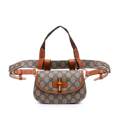 Mini GG Supreme Web Bamboo 1947 Belt Bag