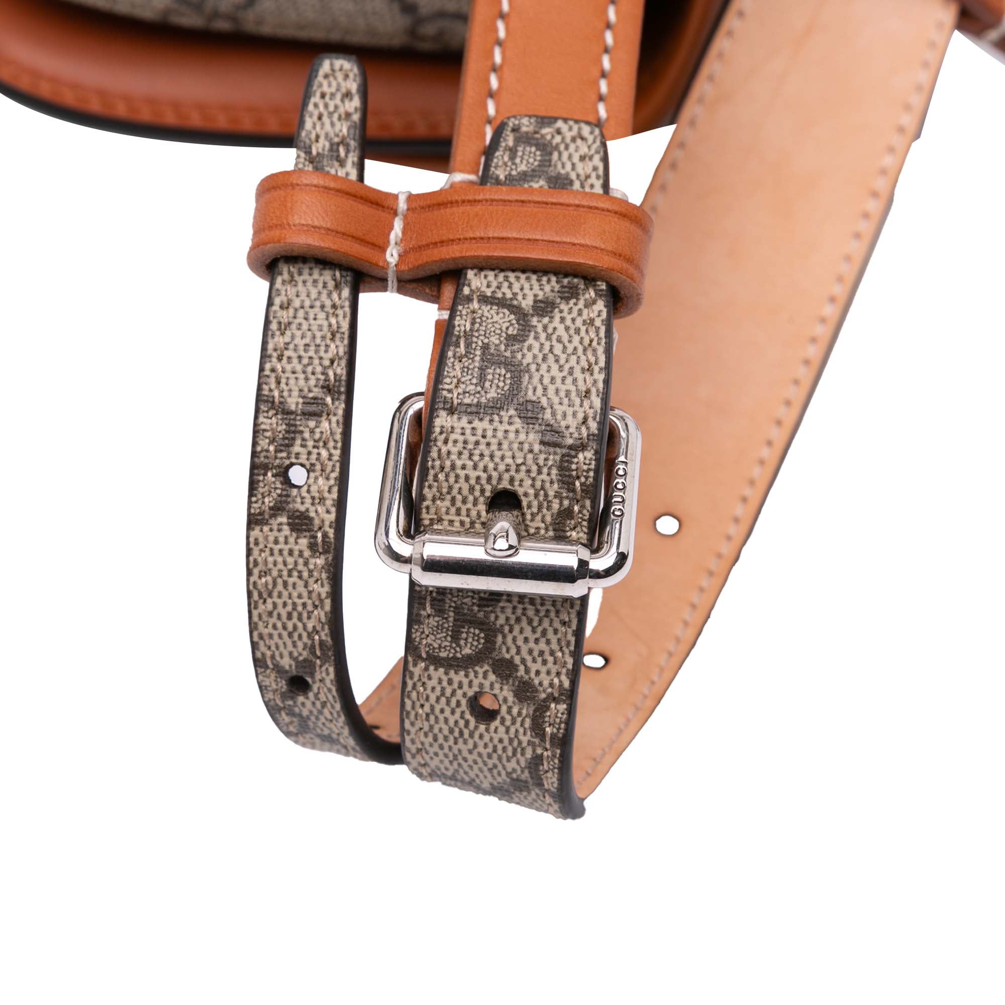 Mini GG Supreme Web Bamboo 1947 Belt Bag