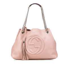 Medium Leather Soho Chain Tote