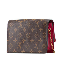 Monogram Flore Wallet On Chain