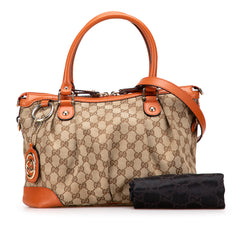 GG Canvas Sukey Satchel