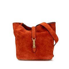 Suede Jackie Bucket Bag