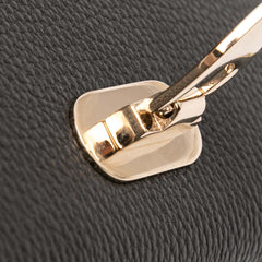 Pebbled Calfskin Rockstud Flip Lock Wallet On Chain