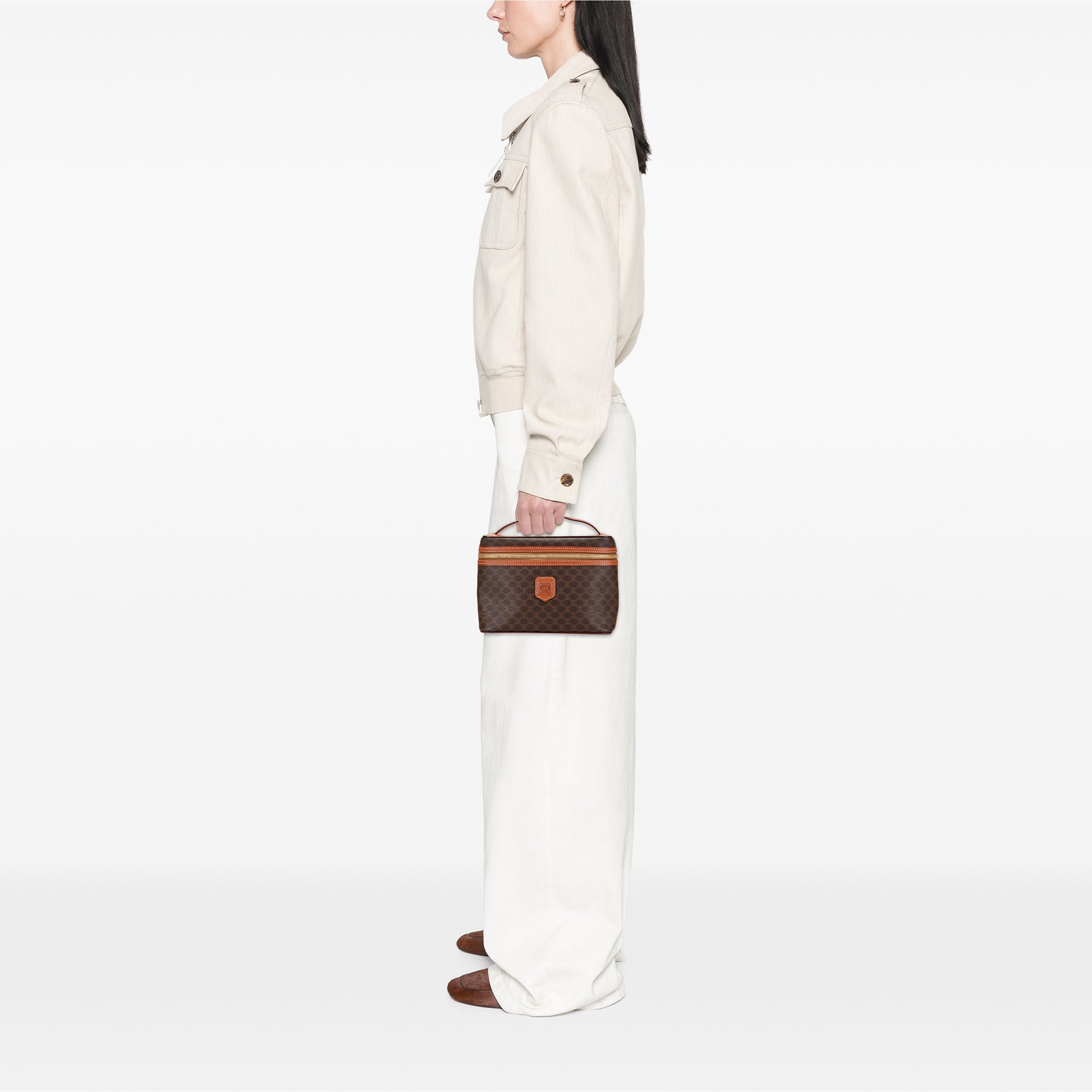 Macadam Coated Canvas Vanity Bag