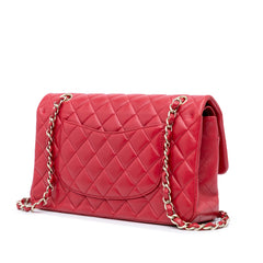 Medium Classic Lambskin Double Flap