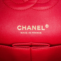 Medium Classic Lambskin Double Flap