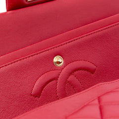 Medium Classic Lambskin Double Flap