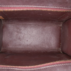 Nano Tricolor Leather Luggage Tote