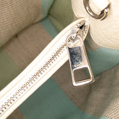 Medium Calfskin Bamboo Daily Shopper Satchel