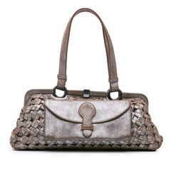 Limited Edition Intrecciato Frame Shoulder Bag