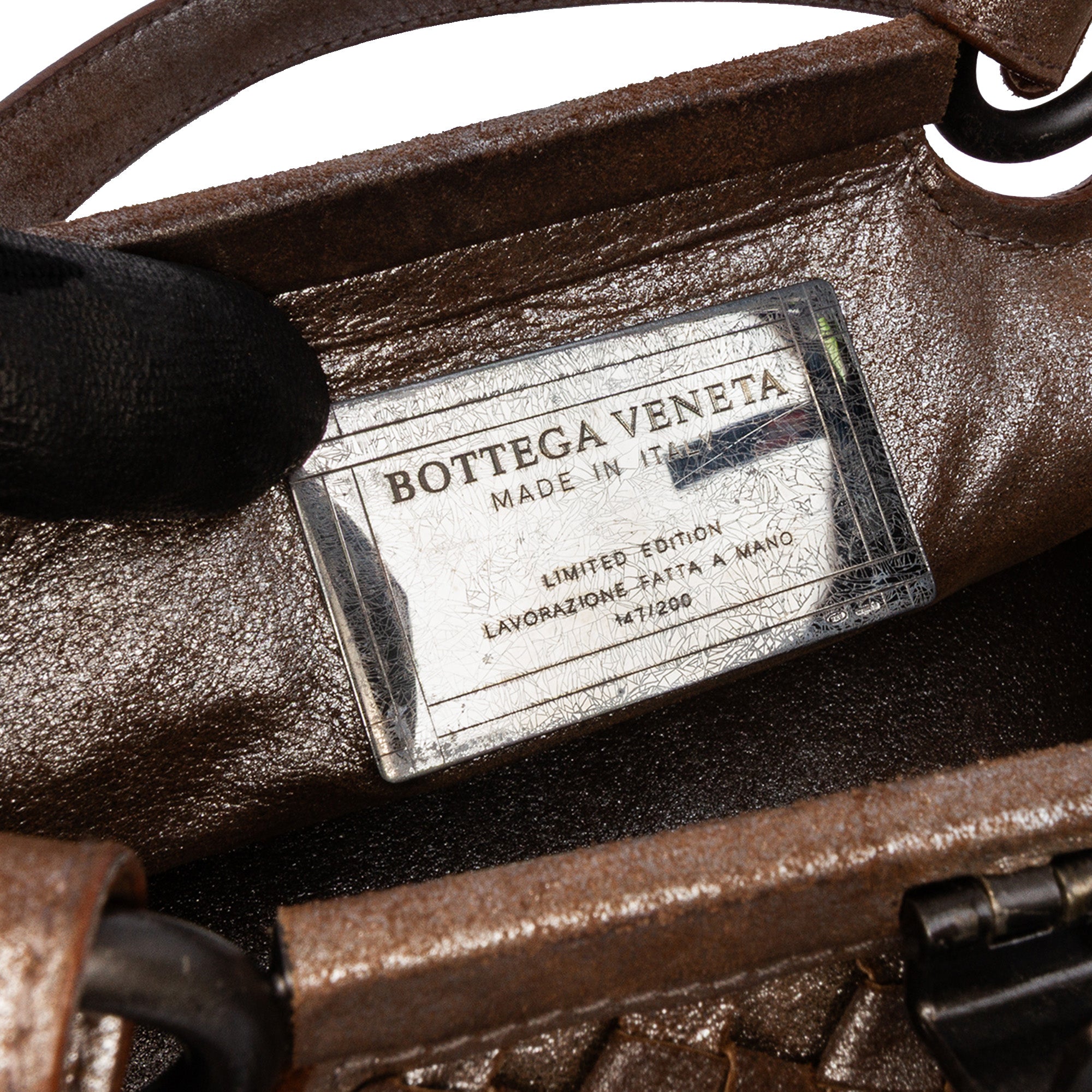 Limited Edition Intrecciato Frame Shoulder Bag