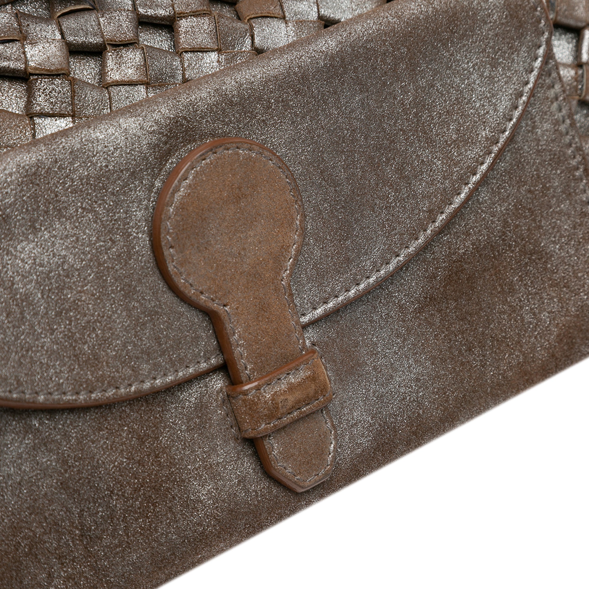 Limited Edition Intrecciato Frame Shoulder Bag