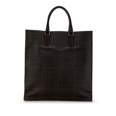 Haymarket Check Coated Canvas Tote