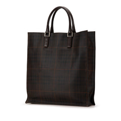 Haymarket Check Coated Canvas Tote