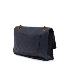 Jumbo Quilted Calfskin Happy Stitch Flap