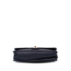 Jumbo Quilted Calfskin Happy Stitch Flap