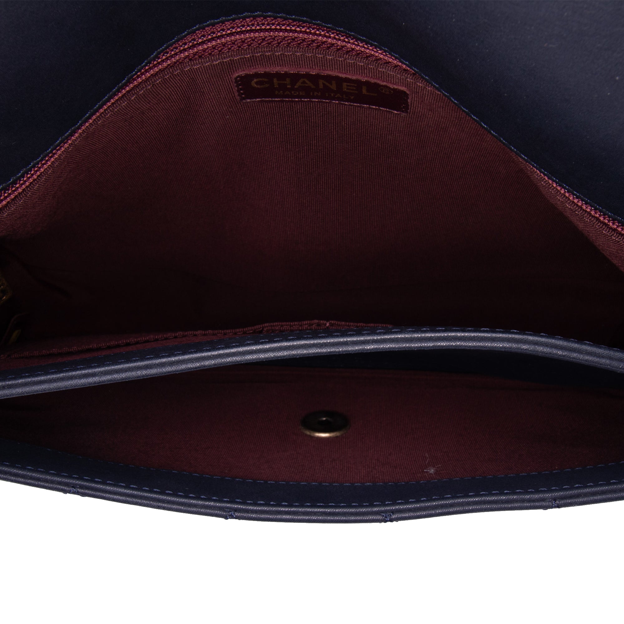 Jumbo Quilted Calfskin Happy Stitch Flap
