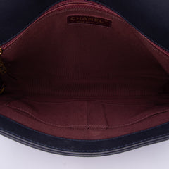Jumbo Quilted Calfskin Happy Stitch Flap
