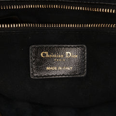 Large Crinkled Patent Cannage Lady Dior