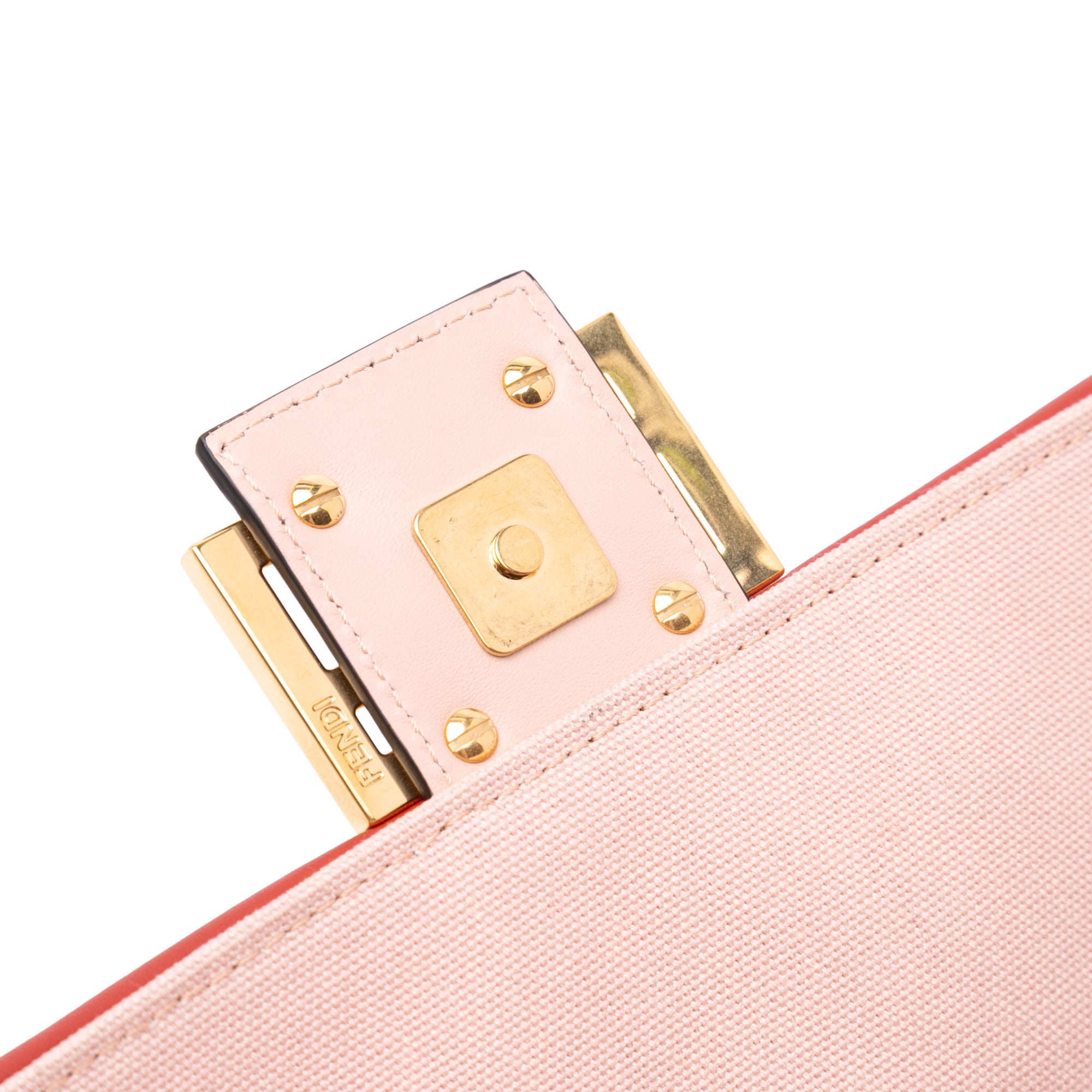 Zucca Embroidered Canvas Baguette Satchel