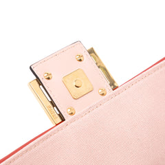 Zucca Embroidered Canvas Baguette Satchel