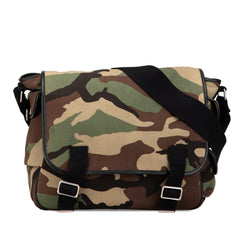 Canvas Camouflage Messenger Bag