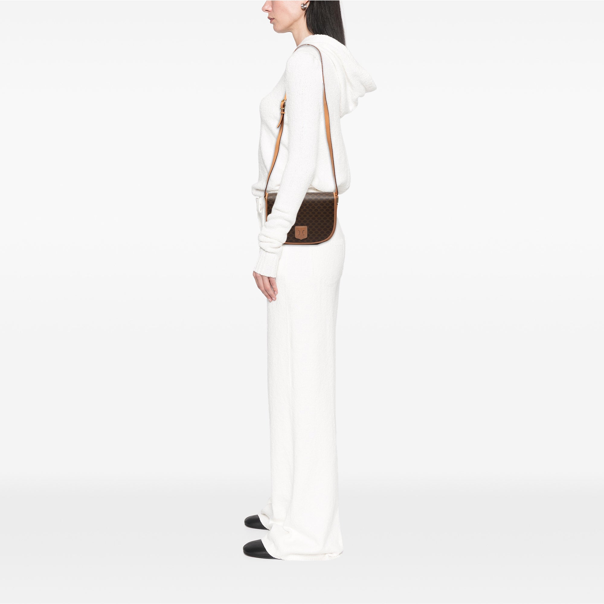 Macadam Coated Canvas Crossbody