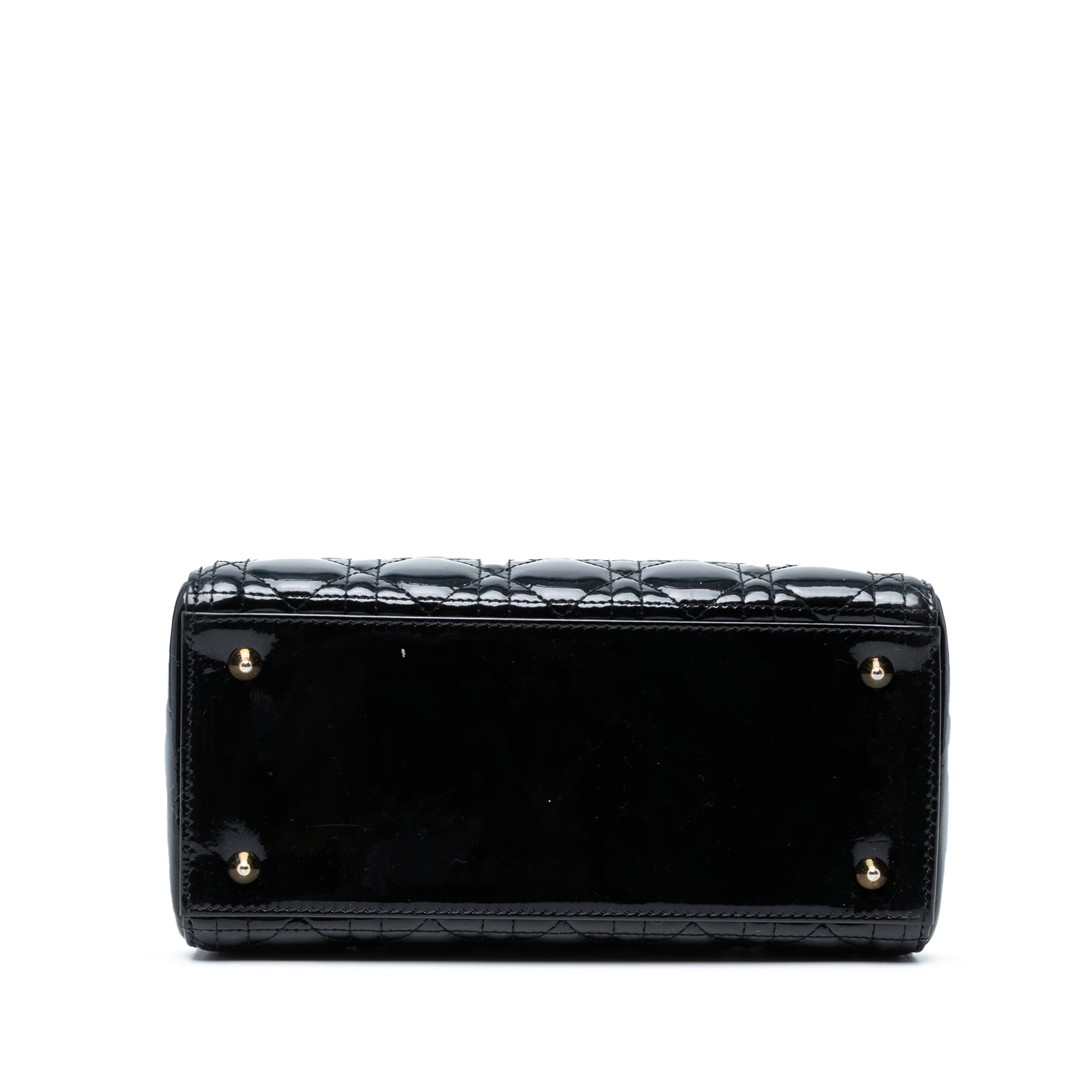 Medium Patent Cannage Lady Dior